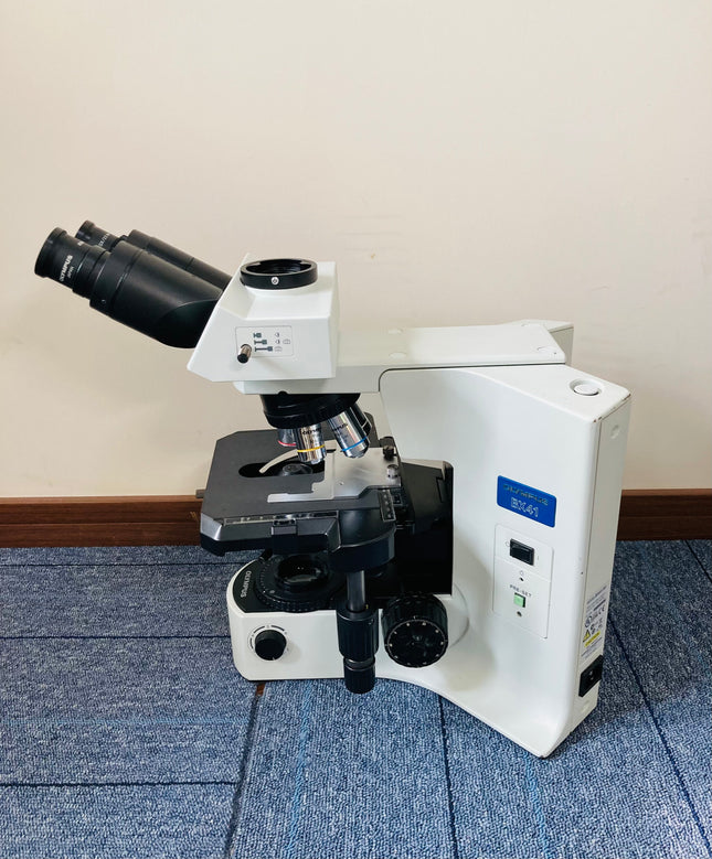 Olympus BX41 Trinocular Microscope w/ 100x, 40x, 10x ,4x Plan Objectives