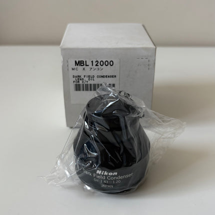 NEW Nikon MBL 12000 Microscope Dark Field Condenser Oil 1.43-1.20 For Eclipse
