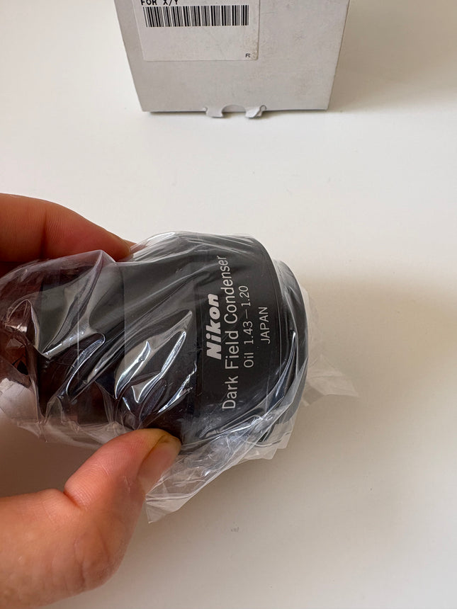 NEW Nikon MBL 12000 Microscope Dark Field Condenser Oil 1.43-1.20 For Eclipse