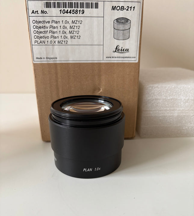 Leica Stereo Microscope Objective PLAN 1.0x 10445819 M0B-211 f/M MZ 65MM Thread
