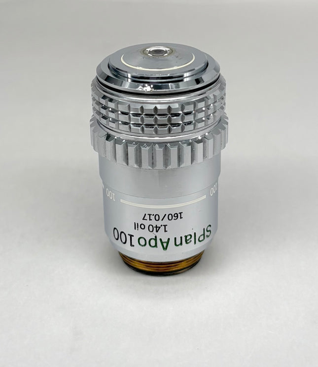 Olympus SPlanApo 100x/1.40 oil 160/0.17 Microscope Objective w/ Iris