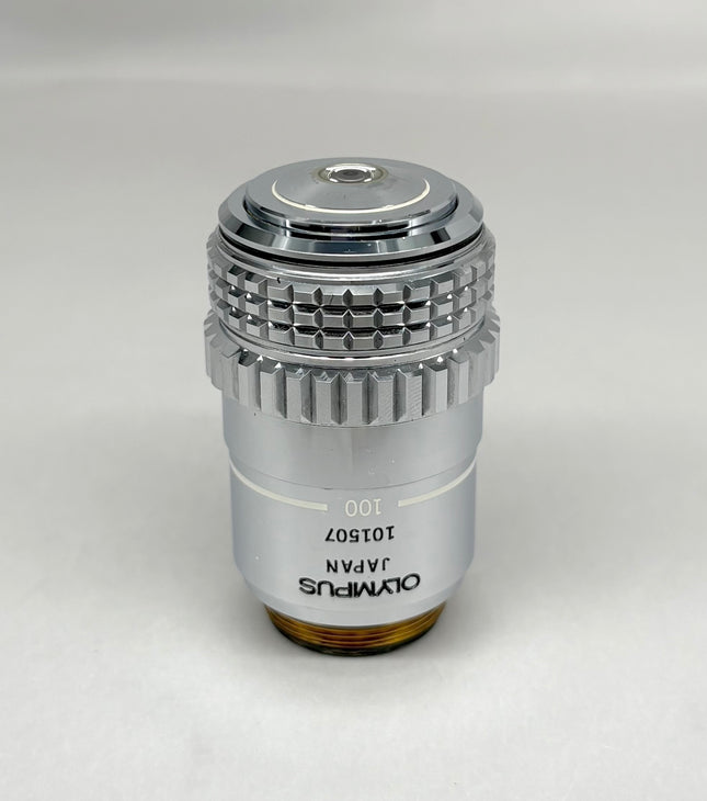 Olympus SPlanApo 100x/1.40 oil 160/0.17 Microscope Objective w/ Iris
