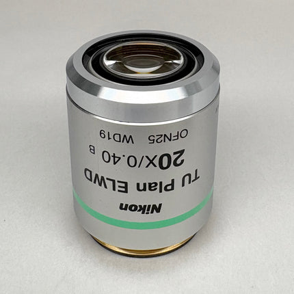 Nikon TU Plan ELWD 20x 0.40 ∞/0 BD OFN25 WD19 Microscope Objective
