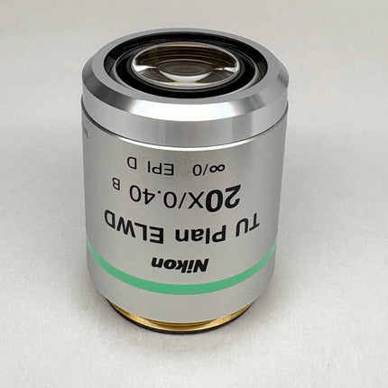 Nikon TU Plan ELWD 20x 0.40 ∞/0 BD OFN25 WD19 Microscope Objective