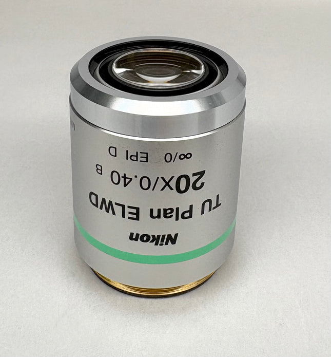 Nikon TU Plan ELWD 20x 0.40 ∞/0 BD OFN25 WD19 Microscope Objective