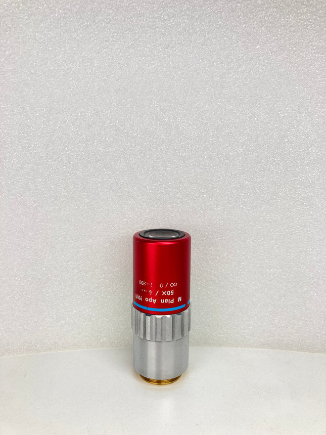Mitutoyo Microscope Objective Lens M PLAN APO NIR 50X /0.42 ∞/0 F=200