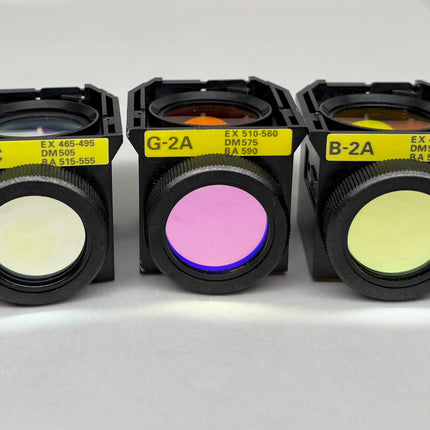 Nikon FITC G-2A B-2A Microscope Fluorescent Filter Cubes