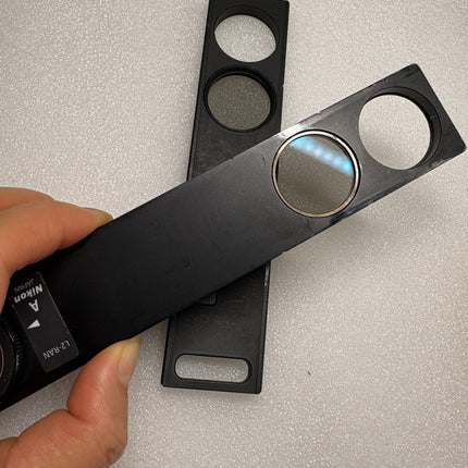 Nikon L2-RAN & L2 -PO Microscope Reflected Light Polarizer Rotatable Slider