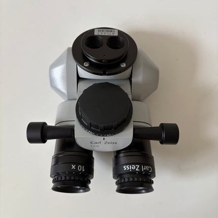 Carl Zeiss f 170 0-180 degree Binocular Head w/ 10x eyepieces f/ Zeiss OPMI Microscopes Systems fully working condition good optical condition 