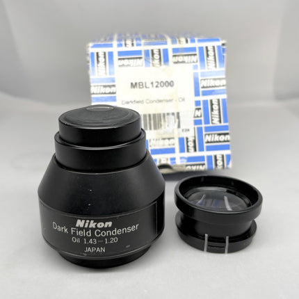Nikon Microscope C-DO Dark Field Condenser Oil 1.43-1.20 MBL12000 good optical condition 