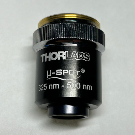 LMU-3X-NUV - MicroSpot Focusing Objective, 3X, 325 - 500 nm, NA = 0.08