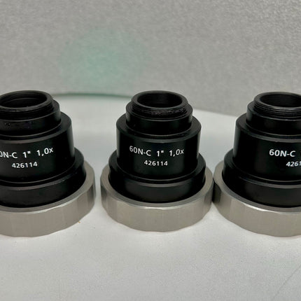 Zeiss 60N-C 1” 1x 426114 Microscope C-Mount Camera TV Adapter