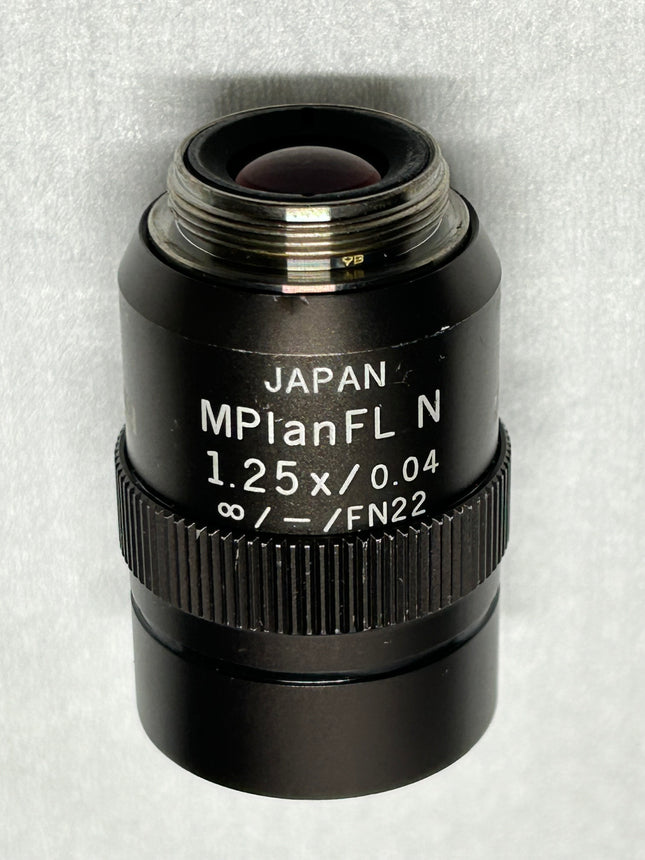 Olympus MPlanFL N 1.25X/0.04 RMS Thread UIS2 FN22 Infinity Microscope  Objective