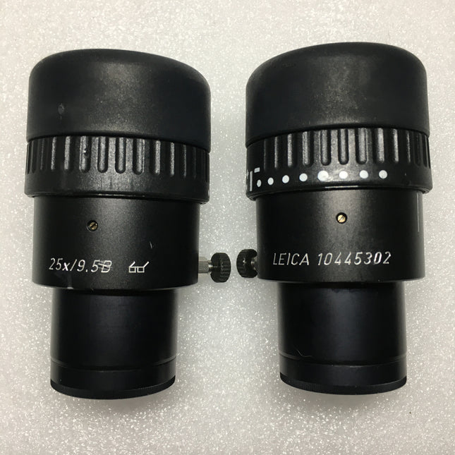 1 Pair of Leica 25x/9.5 microscope eyepieces 10445302