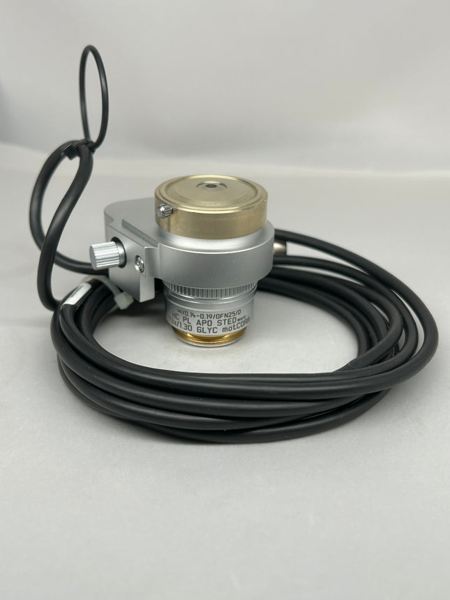 Leica Objective HC PL APO 93x/1,30 GLYC motCORR STED WHITE 506417 with cable and connector