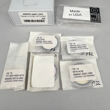 Zeiss Microscope Fluorescence Filter Set 62 HE (Colibri) 489062-9901 new