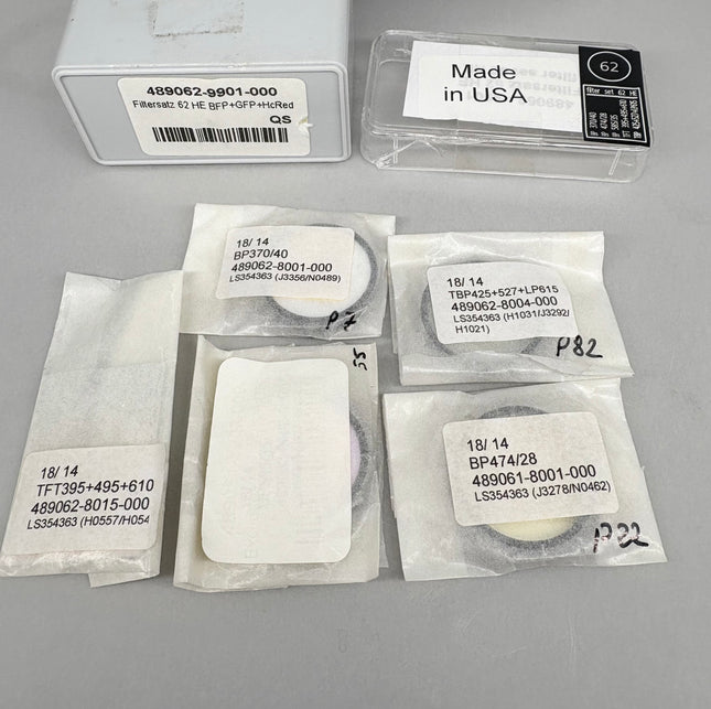 Zeiss Microscope Fluorescence Filter Set 62 HE (Colibri) 489062-9901 new