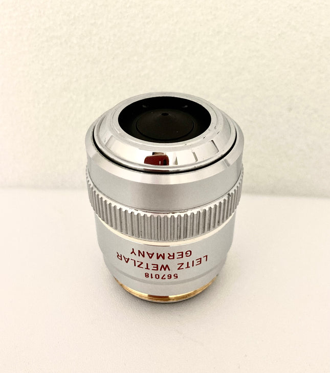 Leitz PL Fluotar 100X/0.90 D Infinity ∞/0 Microscope Objective 567018 M32 BD