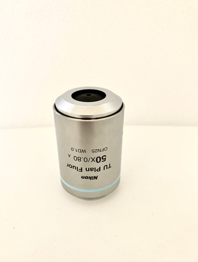 Nikon Microscope TU Plan Fluor 50x/0.8 OFN25 WD1 Objective MUE42500