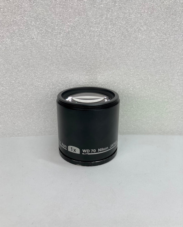 Nikon Stereo Microscope objective Plan Apo 1X WD 70mm Thread 58mm