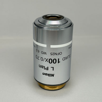 Nikon L Plan SLWD 100x0.70 EPI ∞/0 OFN25 WD 6.5 MUE30901 microscope objective lens
