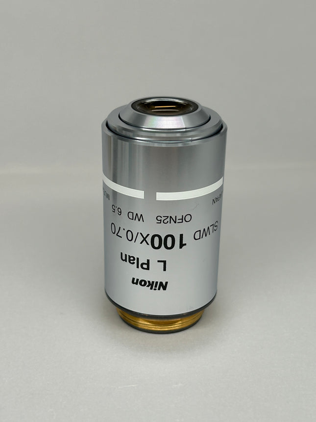 Nikon L Plan SLWD 100x0.70 EPI ∞/0 OFN25 WD 6.5 MUE30901 microscope objective lens