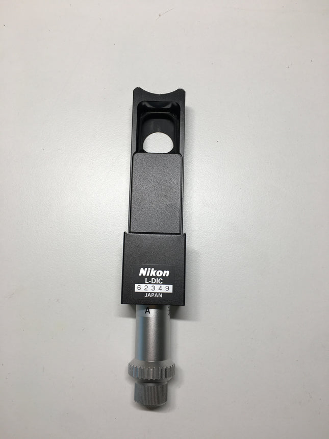 Nikon Microscope DIC Prism Slider Insert Reflected Light L-DIC