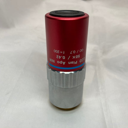 Mitutoyo Objective Lens LCD PLAN APO NIR 50X / 0.42 ∞/0.7 f=200