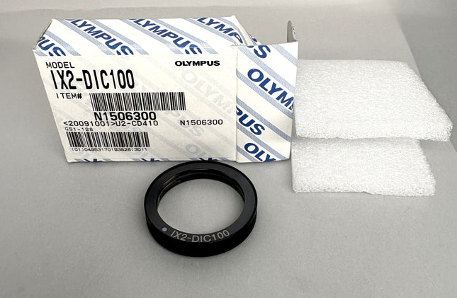 Olympus Microscope DIC Prism IX2-DIC100 f/ IX2 inverted microscopes Used with original packaging