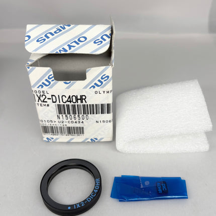 Olympus Microscope DIC Prism IX2-DIC40HR f/ IX2 inverted microscopes New, with original packaging.