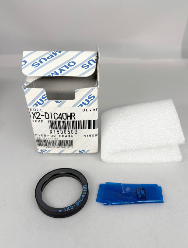 Olympus Microscope DIC Prism IX2-DIC40HR f/ IX2 inverted microscopes New, with original packaging.