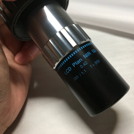 Mitutoyo Objective Lens LCD Plan NIR 50X / 0.42 ∞/1.1 f=200