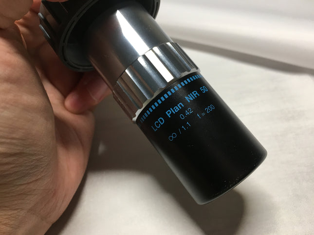 Mitutoyo Objective Lens LCD Plan NIR 50X / 0.42 ∞/1.1 f=200