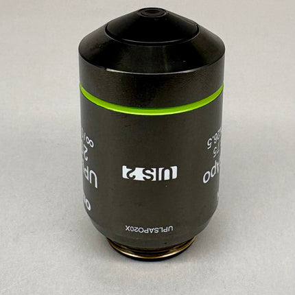 Olympus UPlanSApo 20x0.75 ∞/0.17/FN26.5 Microscope UIS2 Objective shown from a top view.