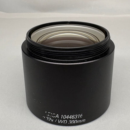 Leica Auxiliary Lens 0.32x 10446316 WD300mm f/S4E S6 S6E 52MM Thread shown from the front with threaded mount.