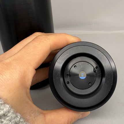 Olympus BX-DUV-TV3.5 / BX -DUV-TVB Microscope C-mount Camera Adapter in hand showing optical connection.