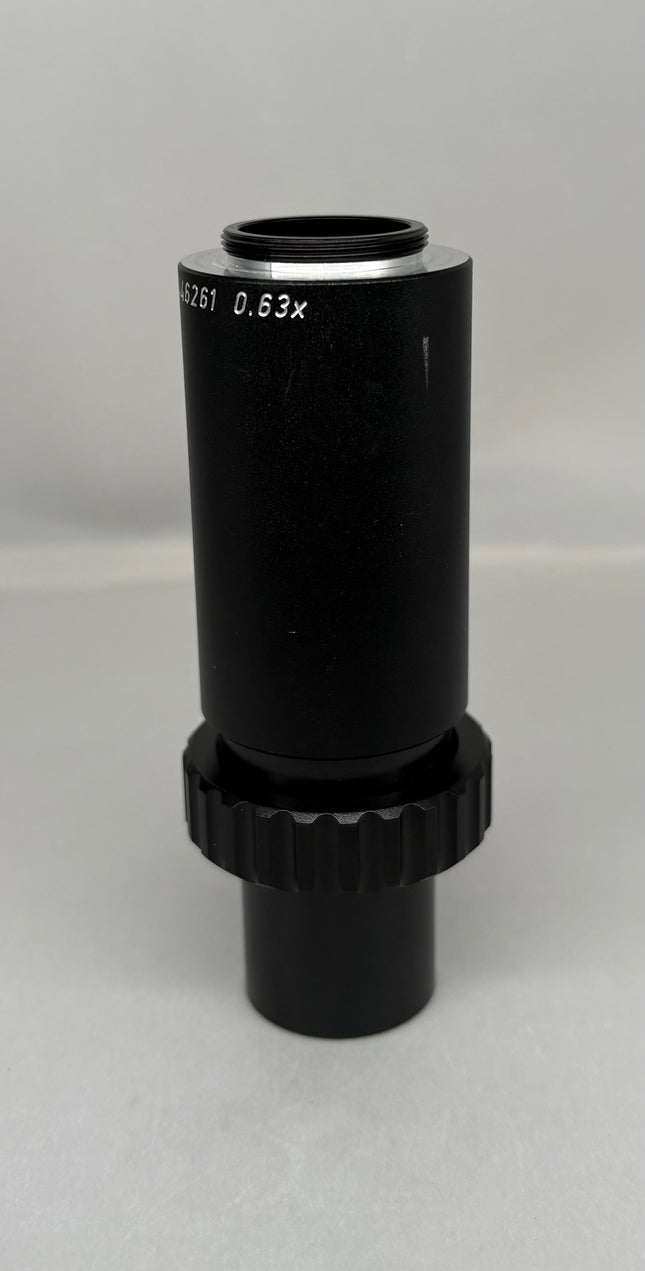 Leica Microscope C-mount Camera Adapter 0.63x 10446261 product image showing the adapter design and features.