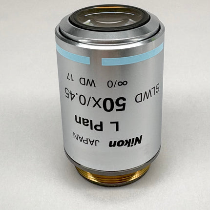 Nikon L Plan SLWD 50x0.45 ∞/0 EPI WD17 M25 thread Objective lens 