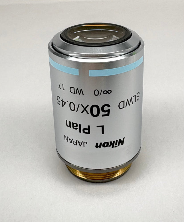 Nikon L Plan SLWD 50x0.45 ∞/0 EPI WD17 M25 thread Objective lens 