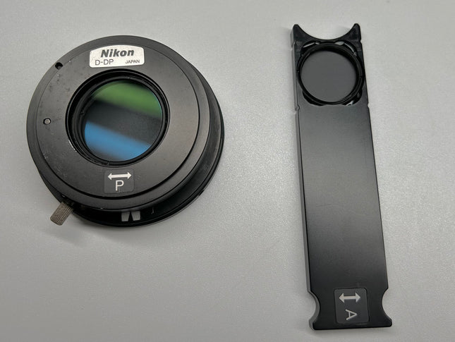 Nikon Eclipse Microscope DIC Rotatable Polarizer D-DP & Analyzer D-FA