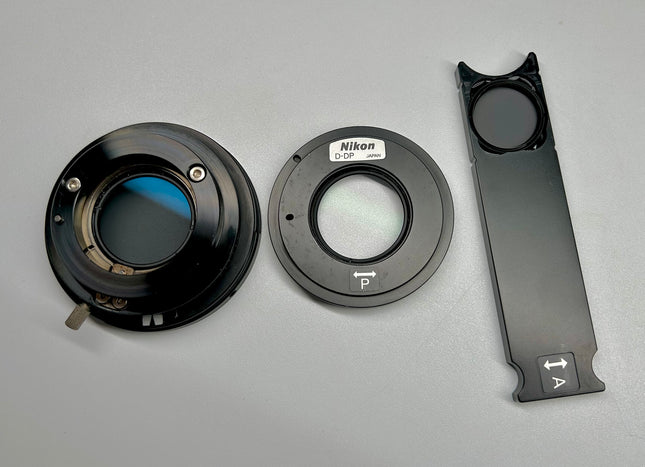 Nikon DIC Rotatable Polarizer D-DP & Analyzer D-FA f/ Eclipse Microscopes