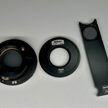 Nikon Eclipse Microscope DIC Rotatable Polarizer D-DP & Analyzer D-FA