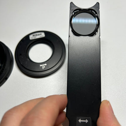 Nikon Eclipse Microscope DIC Rotatable Polarizer D-DP & Analyzer D-FA