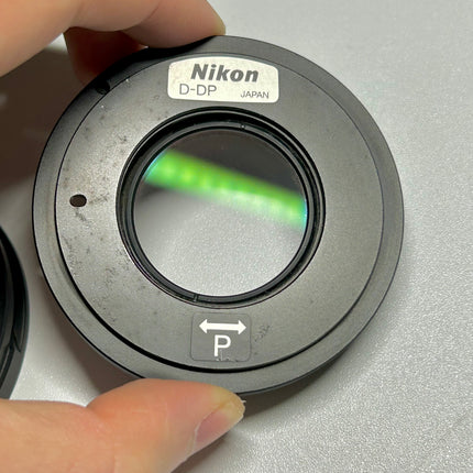 Nikon Eclipse Microscope DIC Rotatable Polarizer D-DP & Analyzer D-FA