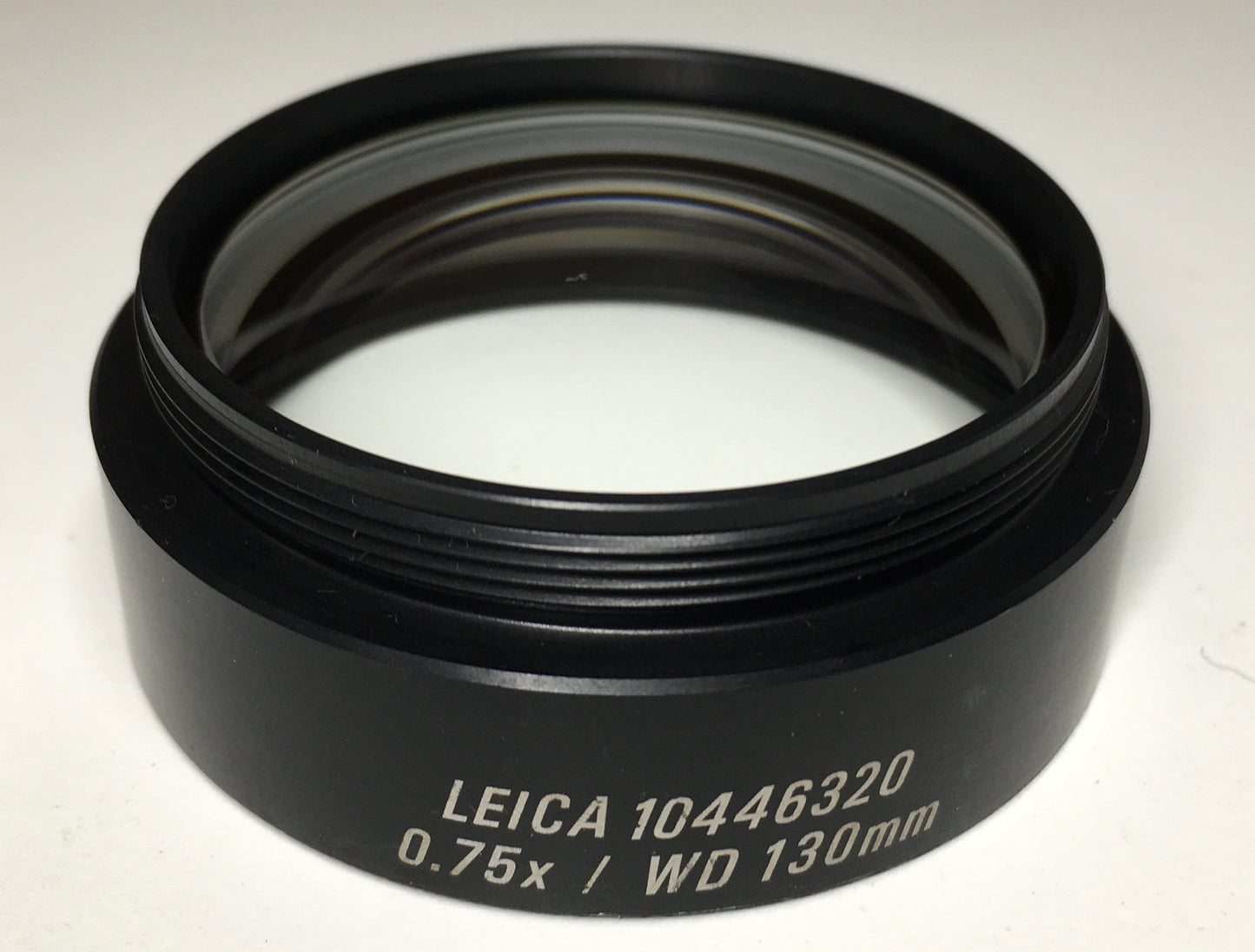 Leica Microscope Auxiliary obj, 0.75X 10446320 WD 130MM f/ S4E,S6,S6E 52mmThread