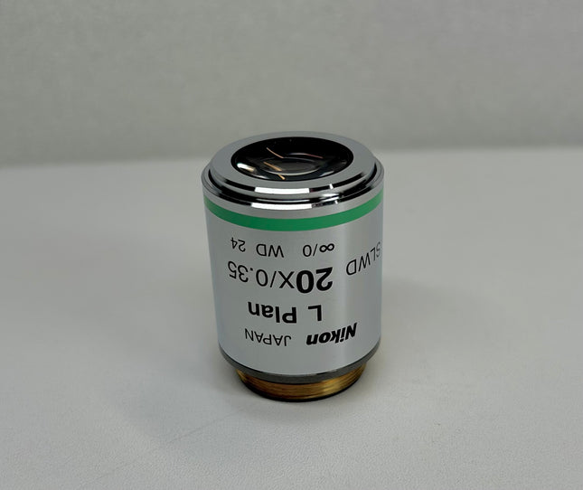 Nikon L Plan SLWD 20x0.35 EPI ∞/0 WD24 M25 Eclipse Microscope Objective