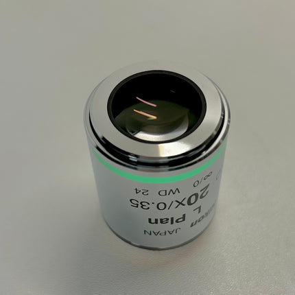 Nikon Eclipse Microscope Objective L Plan SLWD 20x0.35 EPI ∞/0 WD24 M25