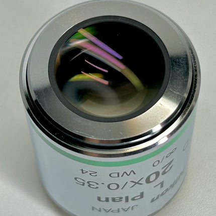 Nikon Eclipse Microscope Objective L Plan SLWD 20x0.35 EPI ∞/0 WD24 M25