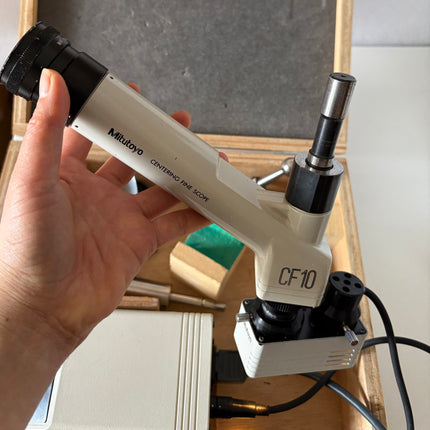 Mitutoyo centering fine cope CF10 w/ 1x 3x cf objectives