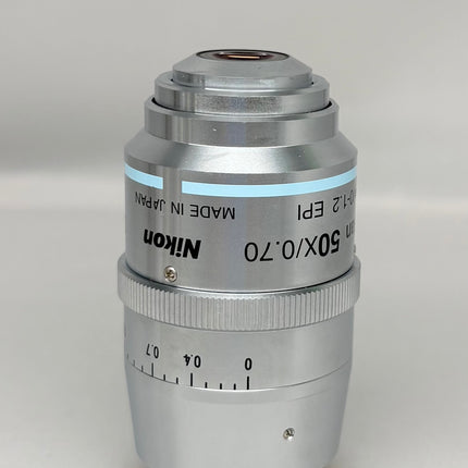 Nikon L Plan EPI CR 50x0.70 ∞/0-1.2 EPI OFN25 MUE35500 Objective for microscopy use